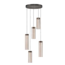 9009335 Висечка светилка BRIELLE LED 29W 3000K Мока и Антрацит Nova Luce